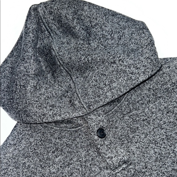 DKNY Men's Charcoal Gray Hoodie Sweater - Picture 4 of 9